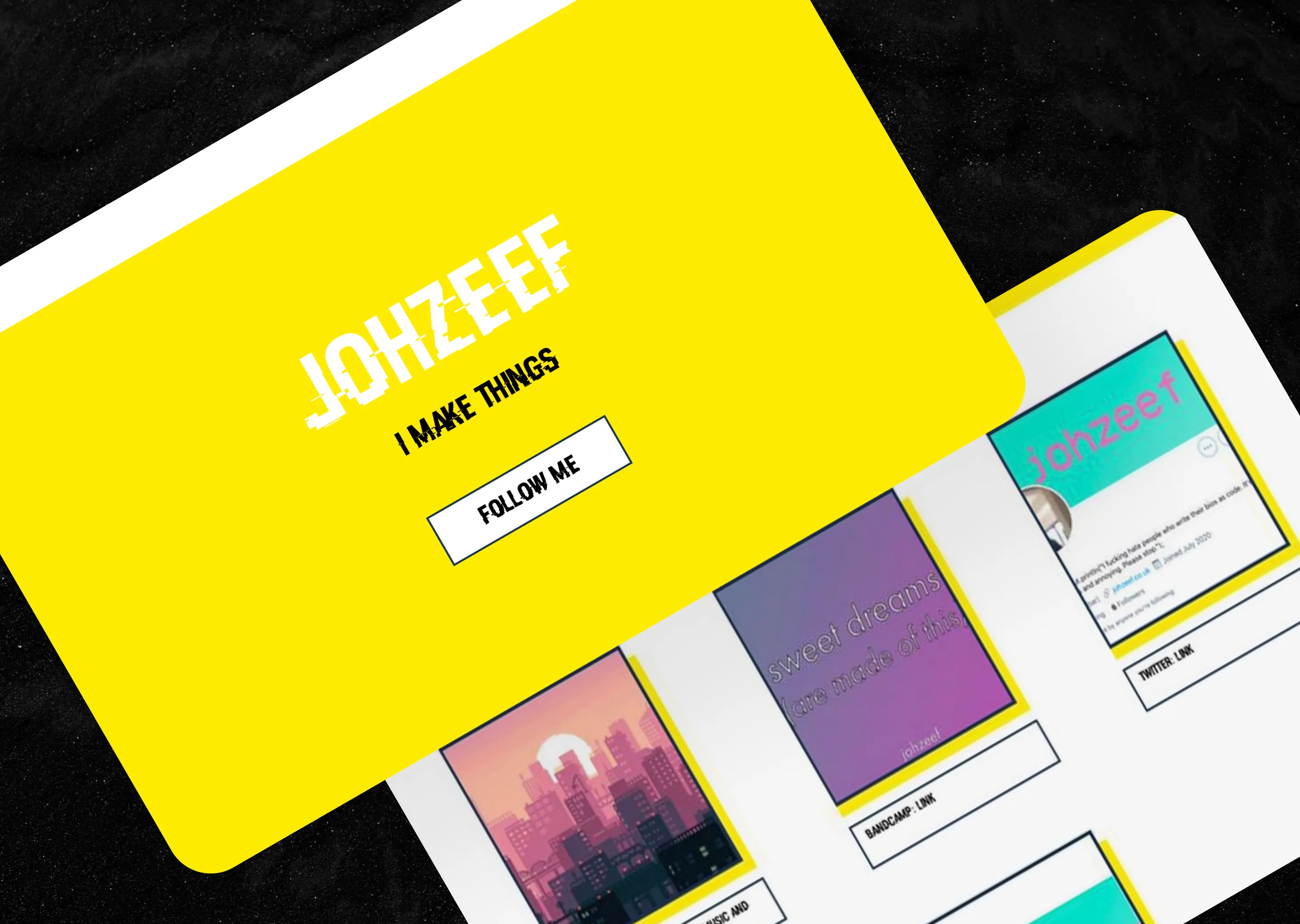 JOHZEEF Indie Artist Website